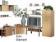 3137 - Wohnwand / Anbaukombination / TV Wand buche / Eck-Version