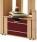 5077-5 - Schuhschrank / Garderobenschrank buche / rote Querstreifen