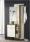 5113 - Garderobe - Set, 3-teilig perl-weiß / walnuss