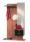 5114-1 - Garderobe / Spiegelschrank walnuss / schwarz