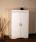 8055 - PC Schrank / Computerschrank im Landhausstil perl-weiß mdf