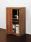 8055 - PC Schrank / Computerschrank im Landhausstil walnuß mdf