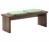 7113-4 - Sitzbank 117x42cm walnuss