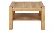 Couchtisch Wohnzimmertisch Evo-Eiche massiv, geölt, 70x70 cm 