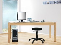 Schreibtisch  Esstisch 180x80cm, in Wildeiche massiv 