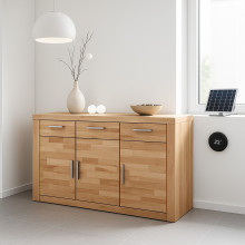 Sideboard / Anrichte, in kernbuche teil-massiv, geölt 