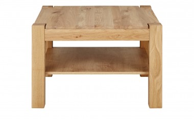 Couchtisch Wohnzimmertisch Evo-Eiche massiv, geölt, 70x70 cm 