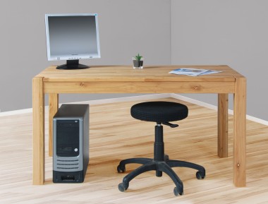 Schreibtisch Computertisch Esstisch in Wildeiche, geölt 