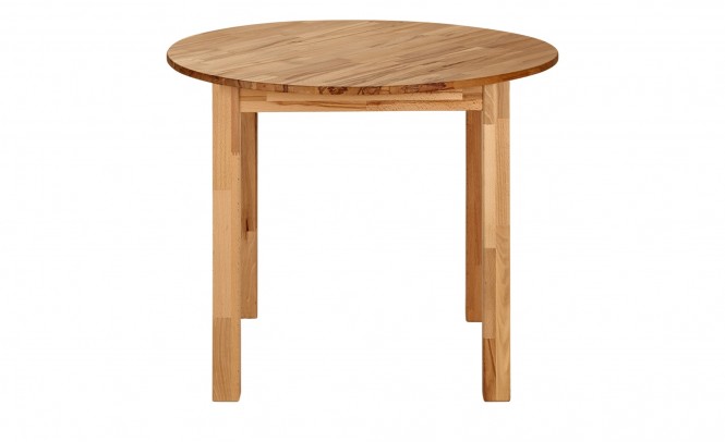 Esstisch Küchentisch rund 90cm kernbuche massiv, geölt | Möbel